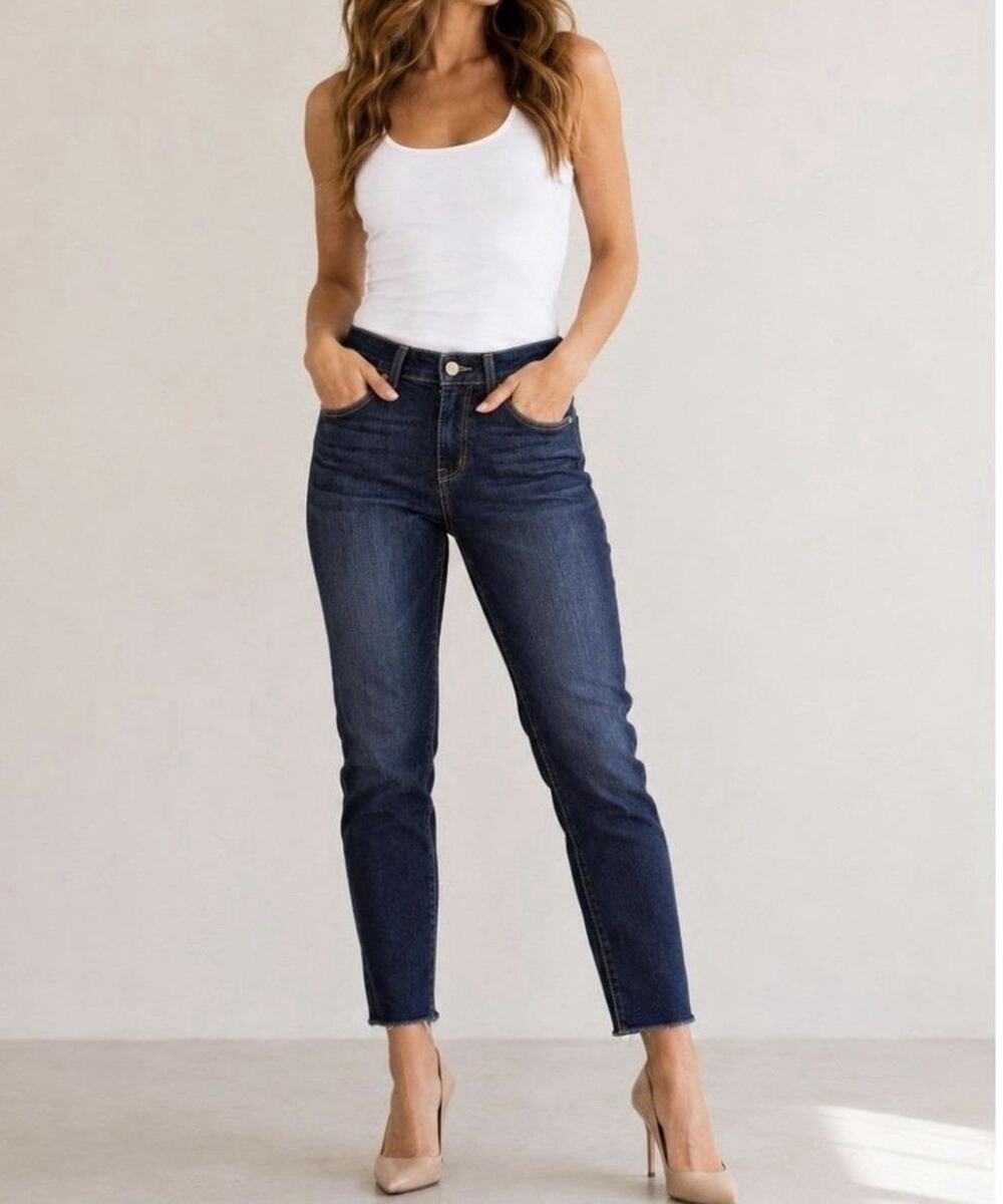 Paige ‘Hoxton Ankle' Midrise Dark Wash Jeans Size 31